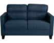 Global U1207 Collection Blue Loveseat small image number 1