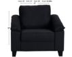 Global U1543 Collection Charcoal Chair small image number 5