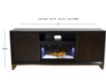 Greentouch Usa Eastwick Media Console with Fireplace small image number 6