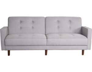 Rize Home 8 Button Tufted Beige Sleeper Sofa