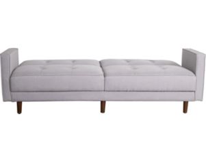 Rize Home 8 Button Tufted Beige Sleeper Sofa