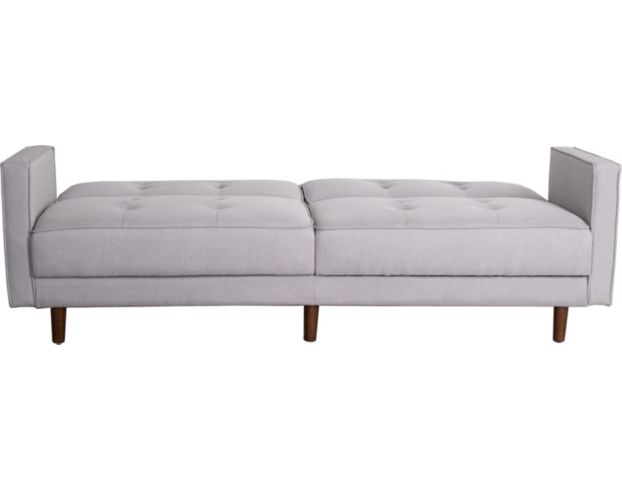 Rize Home 8 Button Tufted Beige Sleeper Sofa large image number 2