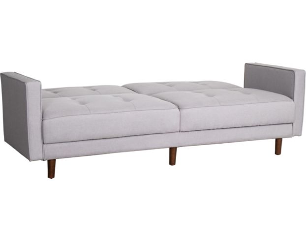 Rize Home 8 Button Tufted Beige Sleeper Sofa large image number 3