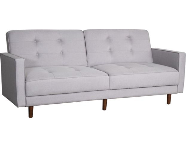 Rize Home 8 Button Tufted Beige Sleeper Sofa large image number 4