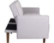 Rize Home 8 Button Tufted Beige Sleeper Sofa small image number 5