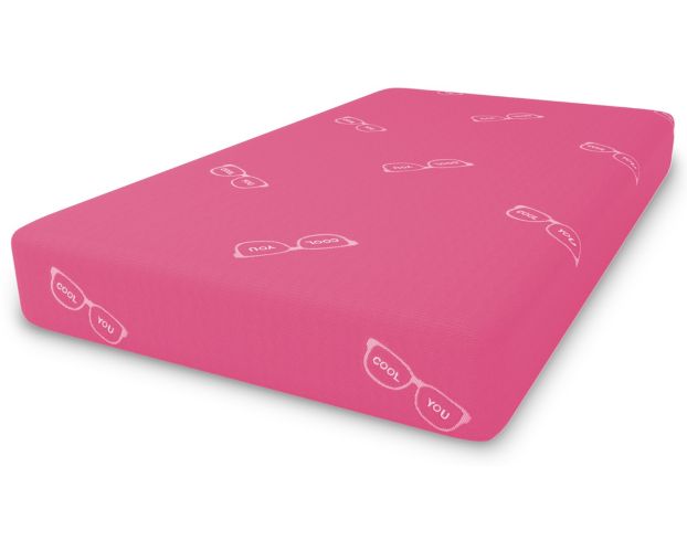 Glideaway Youth Pink Hybrid Twin Mattress in a Box large image number 2