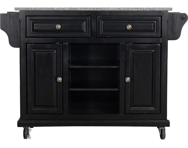 Rize Home Glenwillow Black & Gray Kitchen Cart large image number 1