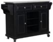 Rize Home Glenwillow Black & Gray Kitchen Cart small image number 2