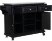 Rize Home Glenwillow Black & Gray Kitchen Cart small image number 3