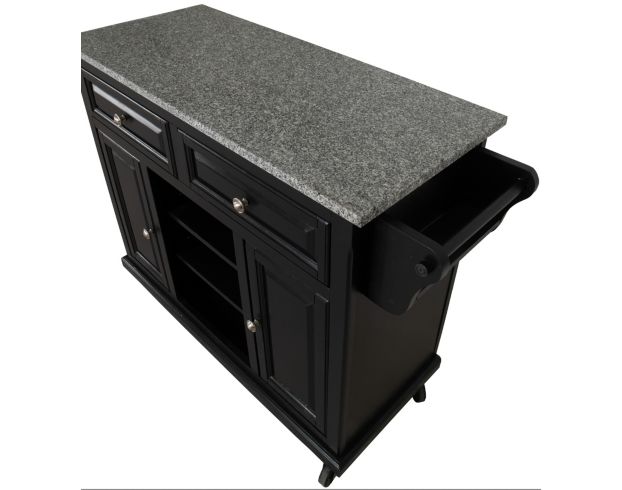 Rize Home Glenwillow Black & Gray Kitchen Cart large image number 6