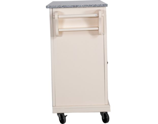 Rize Home Glenwillow White & Gray Kitchen Cart large image number 4