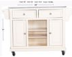 Rize Home Glenwillow White & Gray Kitchen Cart small image number 8