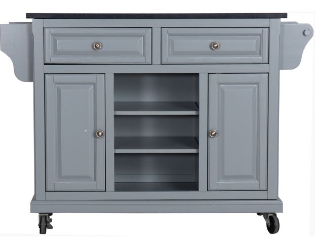 Rize Home Glenwillow Gray Kitchen Cart large image number 1