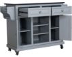 Rize Home Glenwillow Gray Kitchen Cart small image number 3