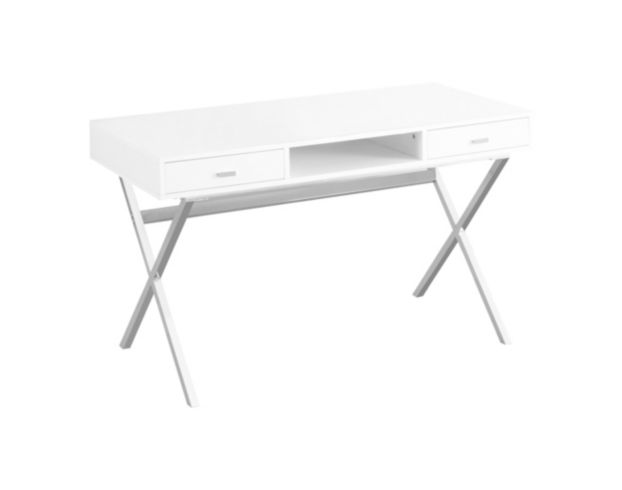 Rize Home Tempo White Desk large image number 1