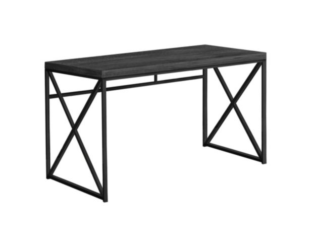 Rize Home Reclaimed Black Desk large image number 1