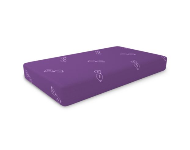 Glideaway Youth Purple Hybrid Twin Mattress in a Box large image number 4