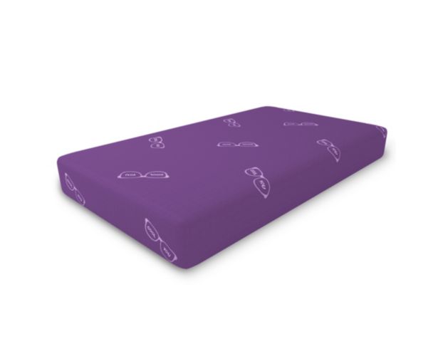 Glideaway Youth Purple Hybrid Twin Mattress in a Box large image number 5
