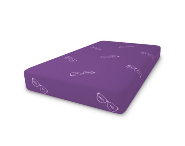 Rize Home Youth Purple Hybrid Twin Mattress in a Box large image number 6