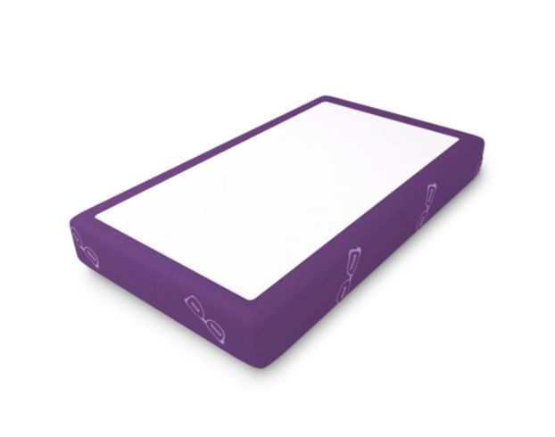 Glideaway Youth Purple Hybrid Twin Mattress in a Box large image number 8