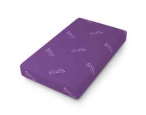 Rize Home Youth Purple Hybrid Full Mattress in a Box