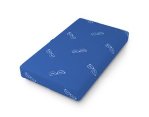 Rize Home Youth Blue Hybrid Twin Mattress in a Box