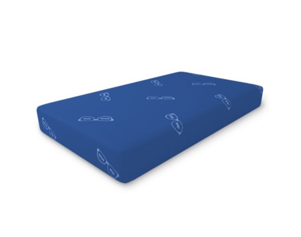 Glideaway Youth Blue Hybrid Twin Mattress in a Box large image number 4