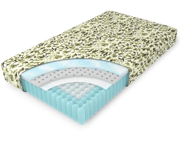 Glideaway Youth Camo Hybrid Twin Mattress large image number 5