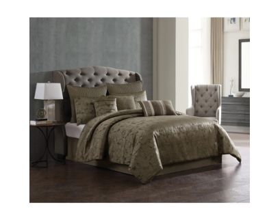 Hallmart Dustin 9-Piece Mink Queen Comforter Set