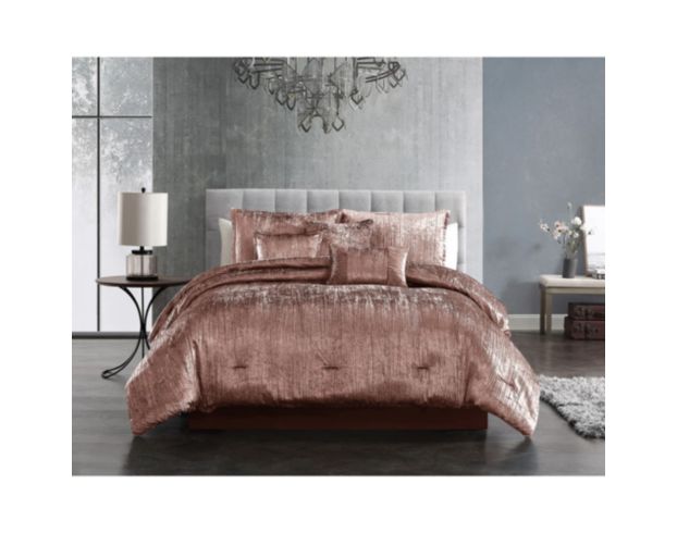 Hallmart Taos Blush 7-Piece Queen Comforter Set large image number 1