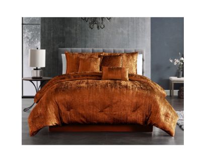 Hallmart Taos Spice 7-Piece King Comforter Set