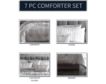 Hallmart Taos Silver 7-Piece Queen Comforter Set small image number 2