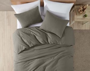 Hallmart Collectibles Loft Charcoal 3-Piece King Comforter Set