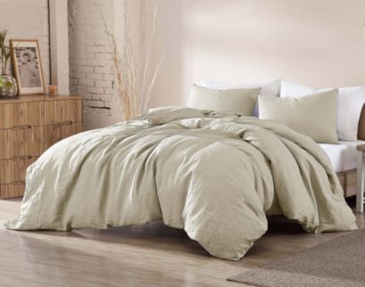 Hallmart Collectibles Loft Oatmeal 3-Piece King Comforter Set