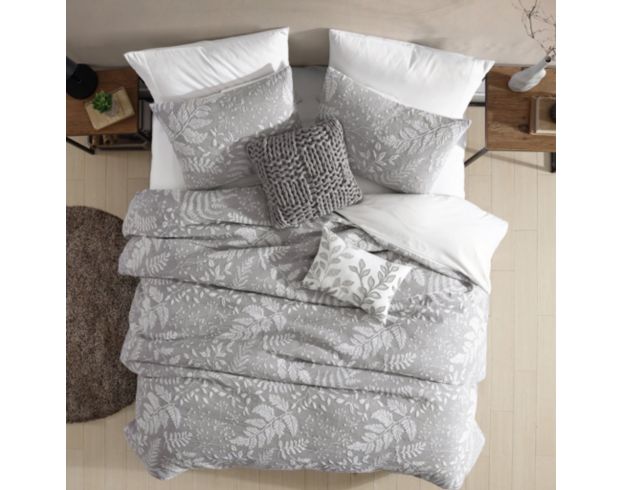 Hallmart Collectibles Impress Gray/Ivory 5-Piece King Comforter Set large image number 2