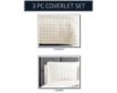 Hallmart Luxe 3-Piece White Queen Coverlet Set small image number 2