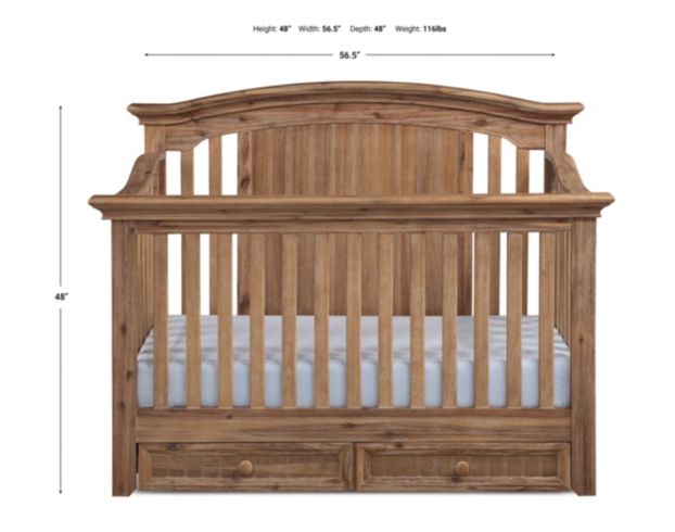 Suite Bebé Winchester 4-in-1 Convertible Crib large image number 10