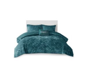 Hampton Hill Felicia Teal 3-Piece Twin Comforter Set