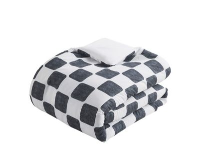 Hampton Hill Miley Checkered 4-Piece Twin Comforter Set