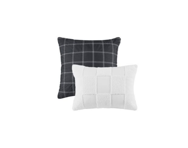 Hampton Hill Miley Checkered 4-Piece Twin Comforter Set large image number 4