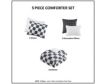 Hampton Hill Miley Checkered 4-Piece Twin Comforter Set small image number 10