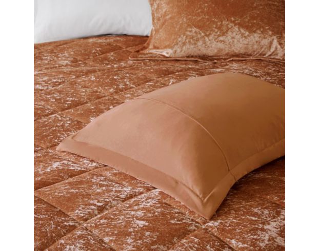 Hampton Hill Felicia Rust 4-Piece Full/Queen Comforter Set large image number 9