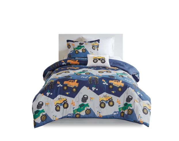 Monster truck comforter set twin best sale