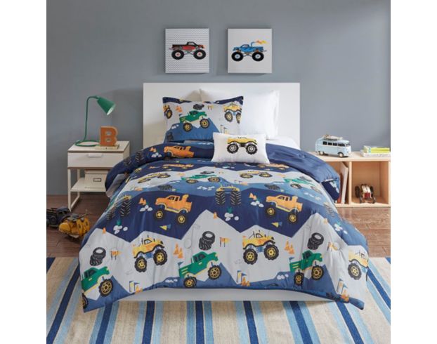 Hampton Hill Nash Monster Truck 3-Piece Twin Comforter Set large image number 5