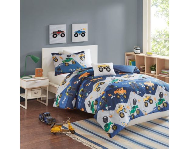 Hampton Hill Nash Monster Truck 3-Piece Twin Comforter Set large image number 7