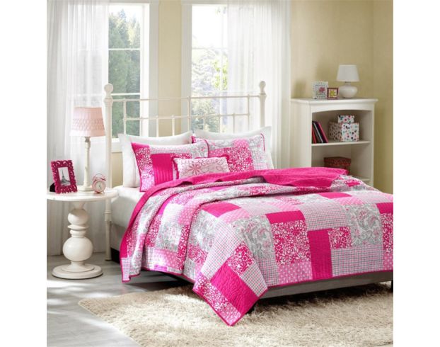 Hampton Hill Abbey 4-Piece Full Coverlet Set large image number 1