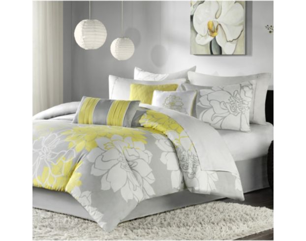 Hampton Hill Lola Yellow 7-Piece Full/Queen Comforter Set large image number 1