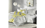 Hampton Hill Lola Yellow 7-Piece King Comforter Set