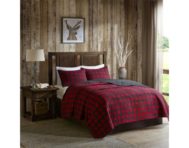 Hampton Hill Check 3-Piece Queen Quilt Set large image number 1