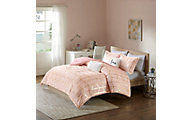 Hampton Hill Raina Blush 5-Piece Full Comforter Set
